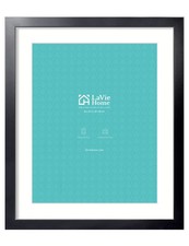 20x24 Picture Frame Black Poster Frame,Display Pictures 16x20 with Mat or 20x...