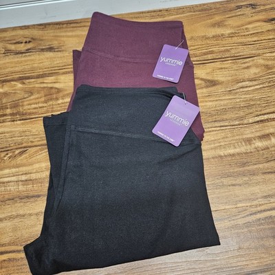 Yummie Women's Jodi Bootcut Shaping Legging Lot Of 2 One Ship Cost