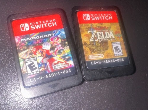 New ListingNintendo Switch Game Bundle- Mario Kart 8 & Zelda