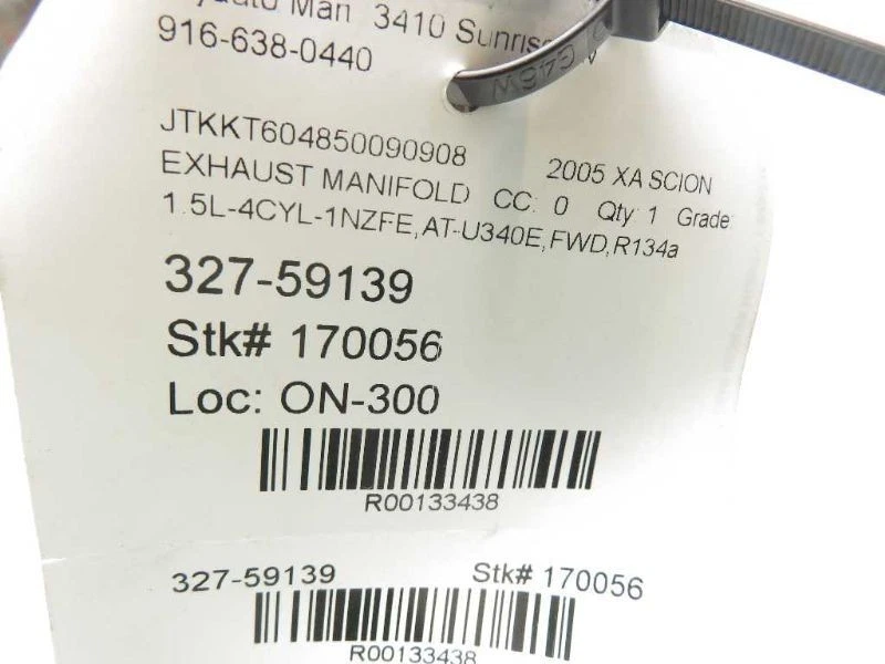 Colector de escape compatible con 00-05 ECHO Foto 4 de 4