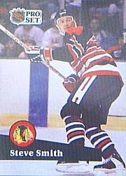1991-92 Pro Set #370 Steve Smith - HKY