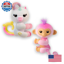 Fingerlings Interactive Baby Monkey  Unicorn 2-Pack: Lulu  Harmony, Ages 5 