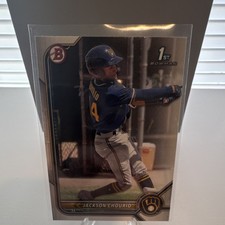 Topps 2022 Bowman Jackson Chourio 1st Bowman Prospects Brewers BP-79