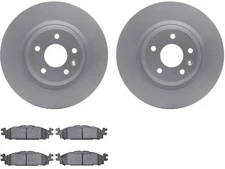For 2011-2012 Lincoln MKT Brake Pad and Rotor Kit Dynamic Friction 24442KBRJ