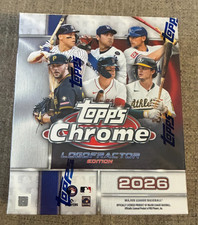 2026 Topps Chrome Logofractor Baseball Sealed...