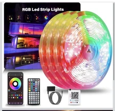 300ft RGB LED Strip Lights - Remote & App Control, Music Sync