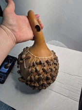 African Percussion Instrument- Shekere /gourd Shaker