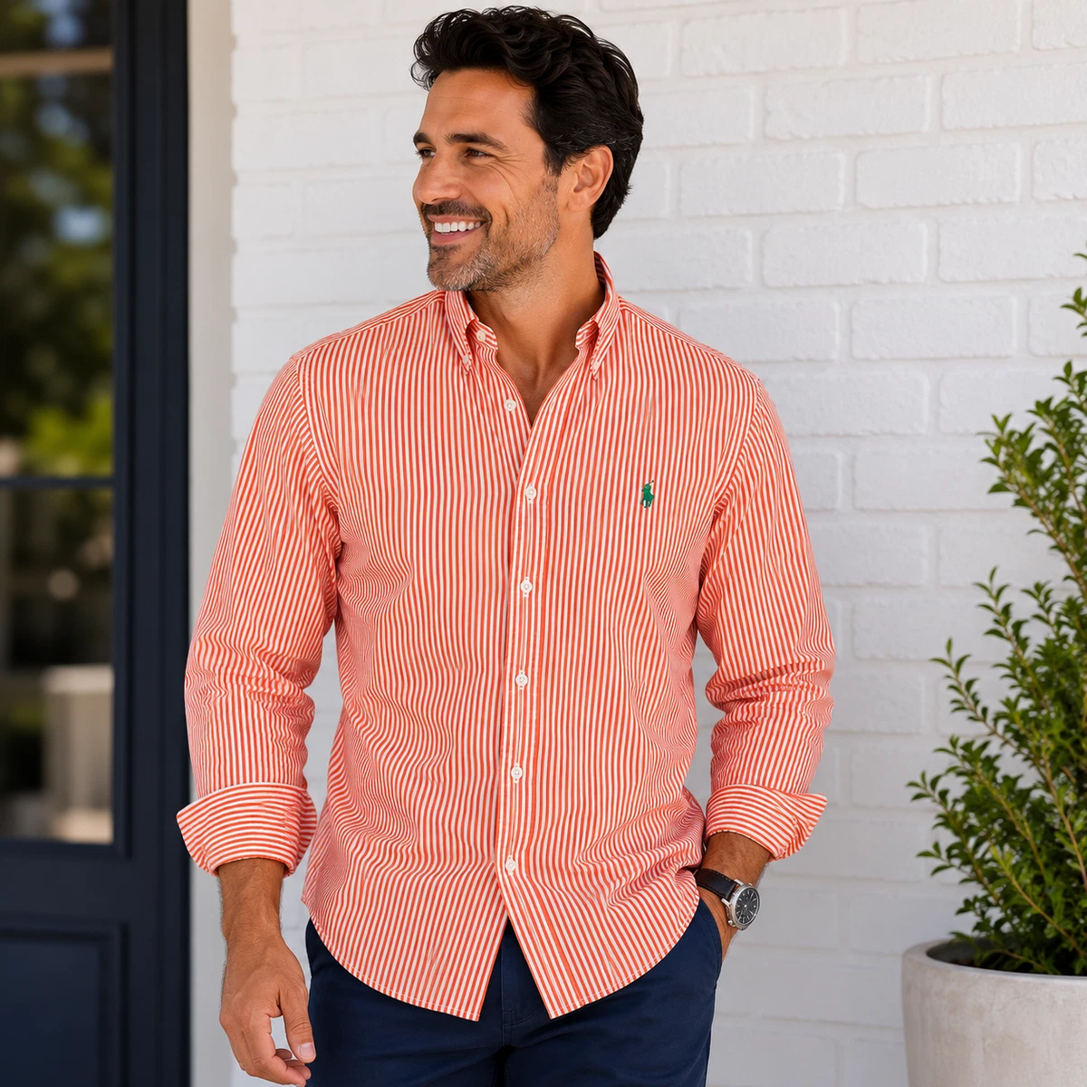 Polo Ralph Lauren Striped Casual Button-Down Shirts for Men for