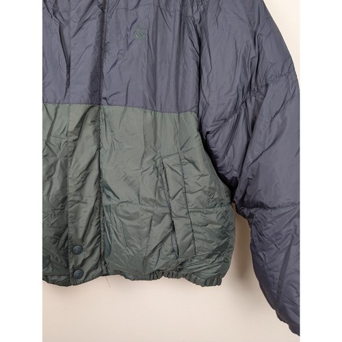 Vintage Nautica Reversible Down Puffer Jacket XXL Blue and Green - Picture 11 of 14
