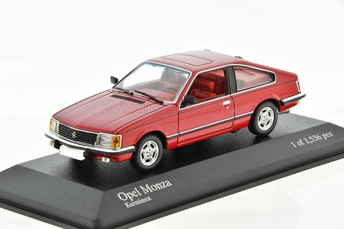 OPEL Monza Red 1980 1/43 MINICHAMPS 400045121