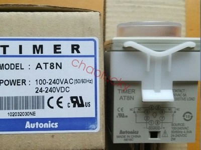 One New Autonics AT8N Timer Genuine In Box Free Shipping