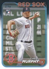 CHRIS MURPHY 2024 TOPPS ROOKIE CARD #73 RED SOX. rookie card picture