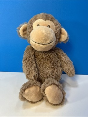 Carter's Musical Wind Up Brown Monkey Plush Animal 2020 Head Moves 11'' Tall