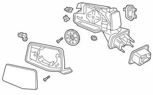 Genuine Driver Side Mirror 86588302