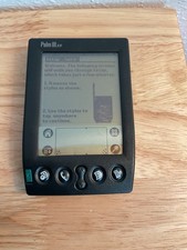 Palm Pilot IIIxe Handheld PDA Working Condition With Fellows Case