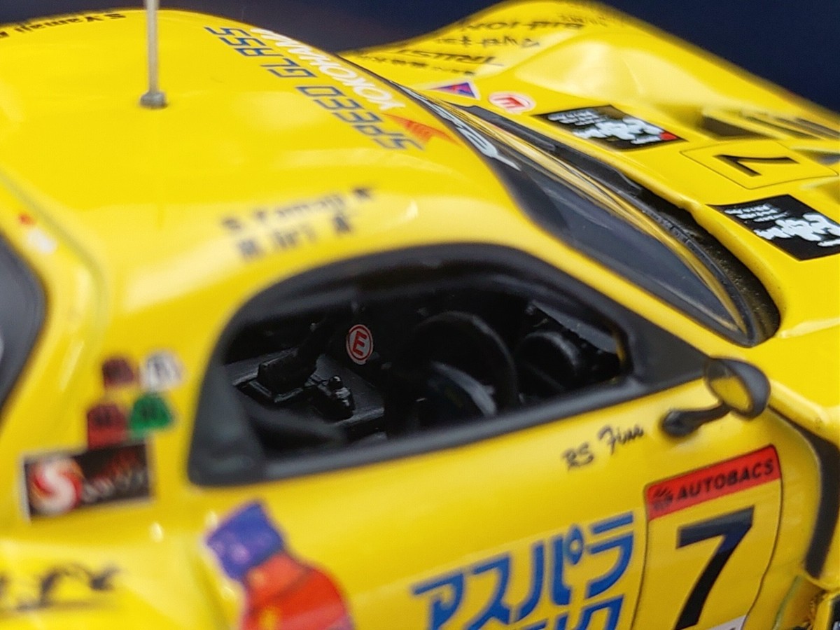 ミニカー EBBRO 1/43 AMEMIYA ASPARADRINK RX7 EBBRO 43707 1:43 AMEMIYA 雨宮 ASPARADRINK MAZDA RX-7 JGTC