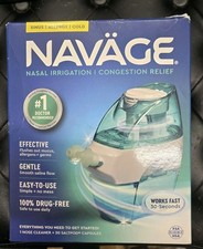  NEW NAVAGE Nasal Irrigation Congestion Relief w30 Capsules SDG-2  SEALED NIB