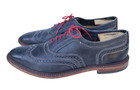 Allen Edmonds Neumok Gray Black Leather Wingtip Brogue Dress Shoe SZ 12D — photo 3