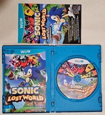 Sonic Lost World (Nintendo Wii U, 2013) Foil cover, Complete, CIB