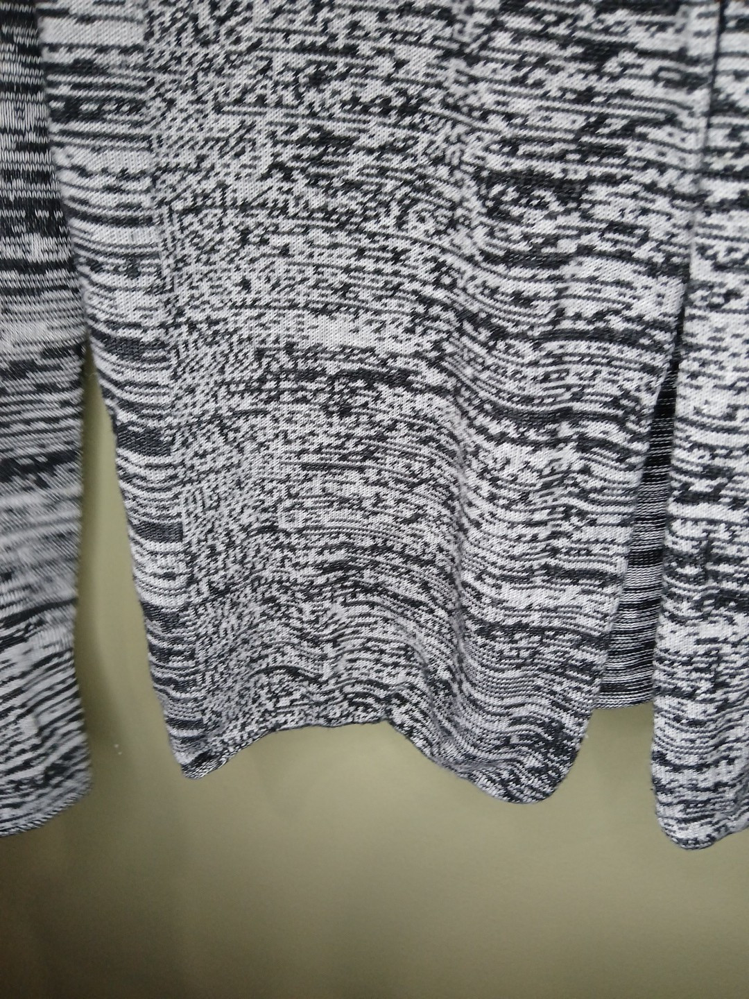 Express Extra Small Dark Gray Black Cardigan Gath… - image 6