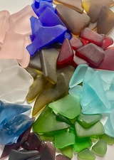 Real Beach Sea Glass Variety ~ Blue Green Pink Brown Yellow Purple Red - U PICK!