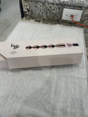 L'ange Le Perle Bubble Curling Wand 1in Titanium Blush 410°F Auto Shut-Off