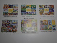 DISNEY LOT 6 BLOCS DE TIMBRES NEUFS**. BONNE VALEUR