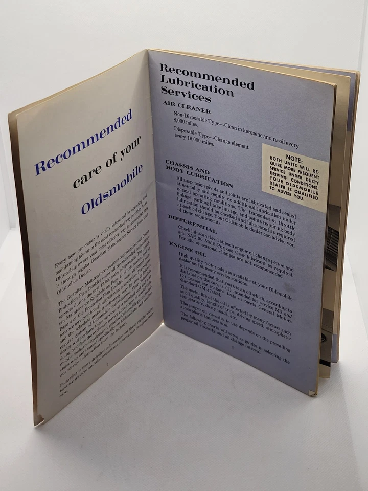 Oldsmobile Ninety Eight Super 88 Dynamic 88 Starfire 1962 manual original Foto 2 de 4
