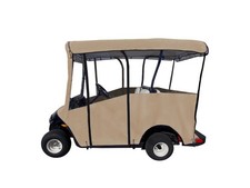 DoorWorks Over-The-Top Extended 80 inch Golf Cart Cover - 4 Passenger Tan
