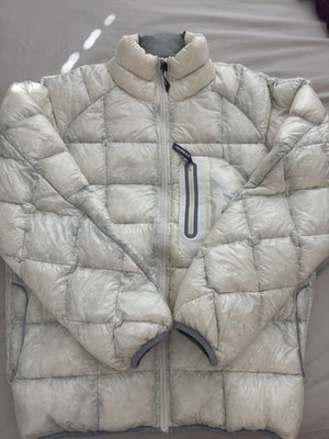 And Wander Quilted Down Jacket Ivory XL NWOT