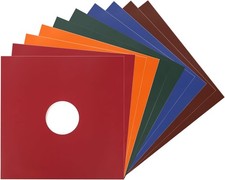 Facmogu 10PCS 12in Multicolor Vinyl Record Jackets, Thickened