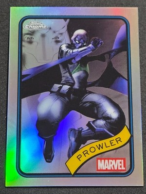 2025 Topps Chrome Marvel, Prowler, Base Refractor # 13