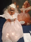 Vintage 1993 Angel Lights Barbie Doll Toy Tree Topper Light up Mattel #10610 AC
