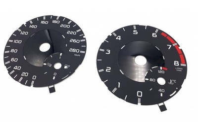 Mercedes-Benz SL R231 glossy design replacement tacho dials