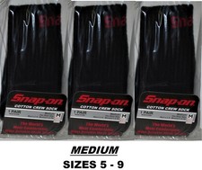3 PAIRS Men's BLACK Snap-On Crew Socks MEDIUM  FREE SHIPPING  MADE IN USA NEW