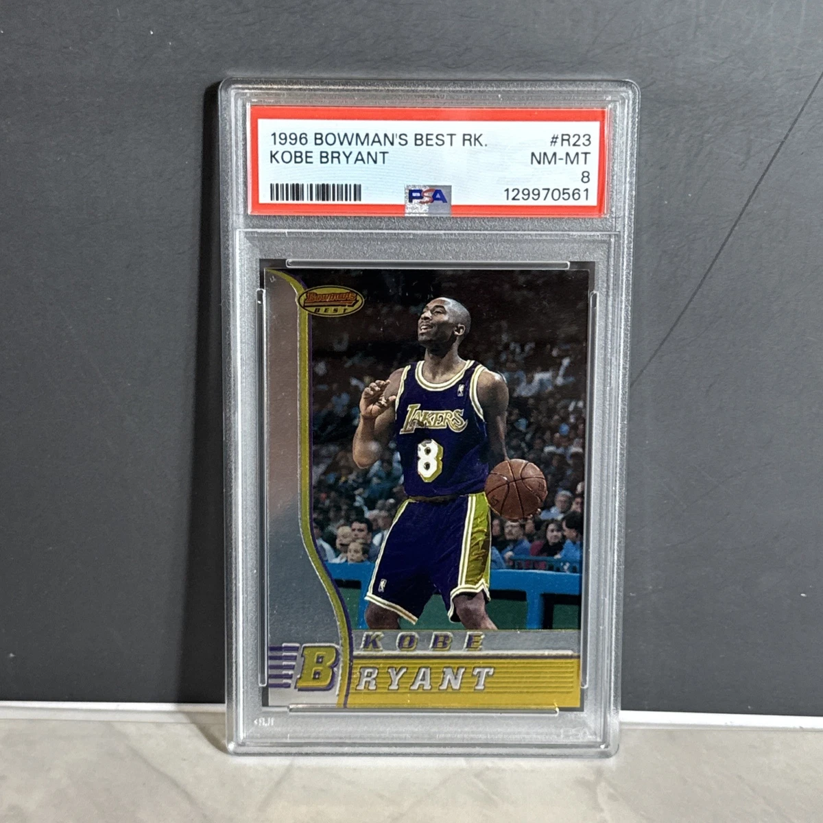 Topps Kobe Bryant 8 Graded Basketball Sports Trading Cards
