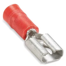 Sta-Kon 18Rad-183 Female Disconnect, Red, 22-18Awg, Pk100
