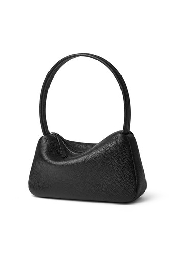 Small Leather Shoulder Bag For Women Premium Top Handle Tote Purse With Zippe... - Picture 8 of 8