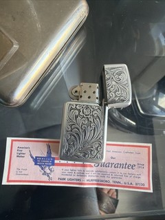 Park Silver Plate Lighter Made in USA