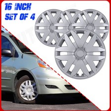 16 Set Of 4 Snap-on Hubcaps Fits For 2004 -2010 Toyota Sienna Wheel Covers