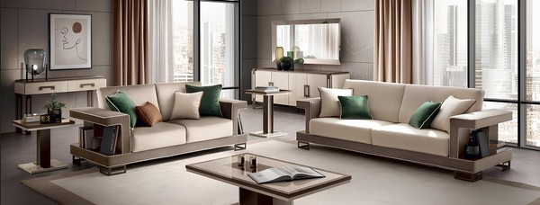 Sofagarnitur 3 2 Sitzer Set Design Sofa Polster Couchen Couch Modern Luxus Neu-image