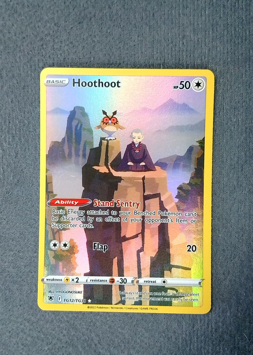 Hoothoot TG12/189 Astral Radiance Rare Holo NM