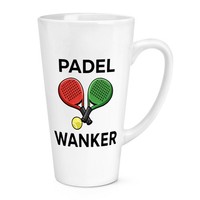 Gift Base Padel Wanker 17 Oz GroßE Latte Tasse Lustig Geburtstag RüDer Dad