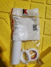 Keeney 125 WK End  Outlet Tee Continuous Waste Drain 1 1/2 Slip Jiont  W/baffle