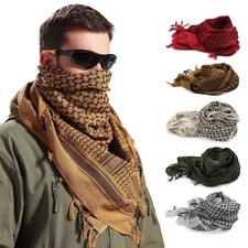Shemagh Arab Keffiyeh Military Tactical Men's Shawl Wrap Scarf Scarves 95x95cm