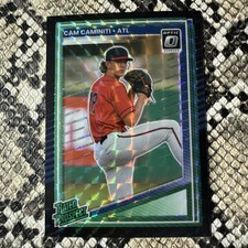 2025 PANINI DONRUSS OPTIC CAM CAMINITI BLACK FINITE PRIZM TRUE 1/1 BRAVES