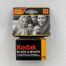 Kodak Black  White 35mm Film   400 ISO / 24 Exposures   Expired February 2004