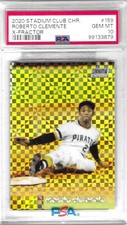 2020 Roberto Clemente Topps Stadium Club X-Fractor - PSA 10