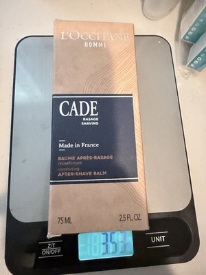 L'Occitane CADE After Shave Balm Hydrate Skin Made in France 2.5 oz 