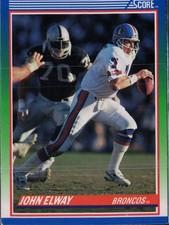 1990 Score 100 Hottest #10 John Elway